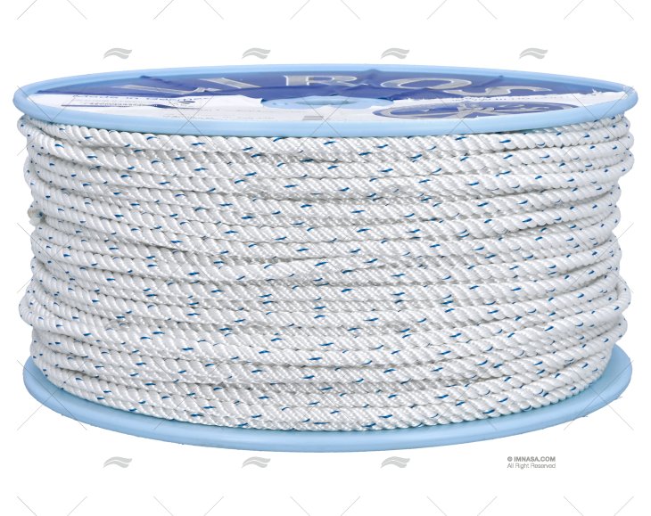 Seil POLYESTER 06mm BLANCO / DRUM 200MT LIROS