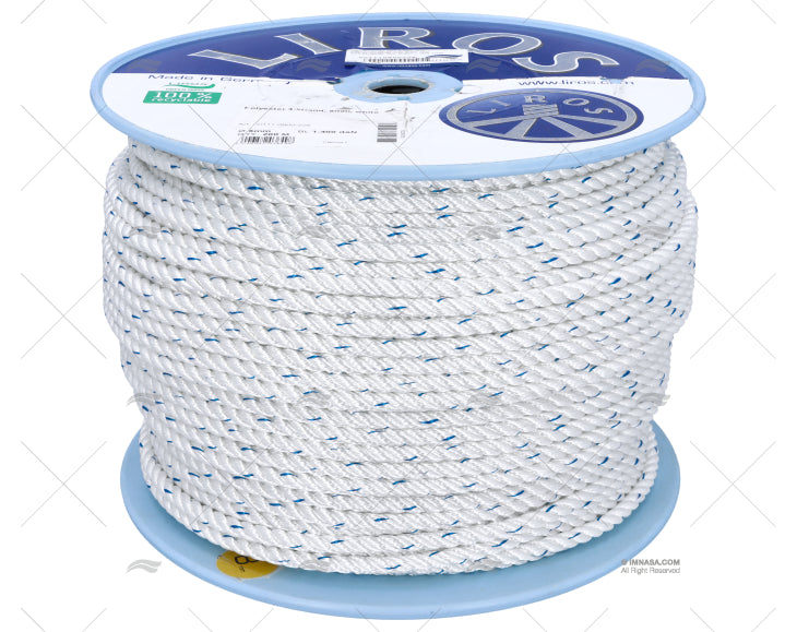 Seil POLYESTER 08mm BLANCO / DRUM 200MT LIROS