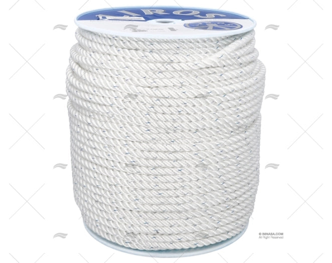 Seil POLYESTER 10mm BLANCO / DRUM 200MT LIROS