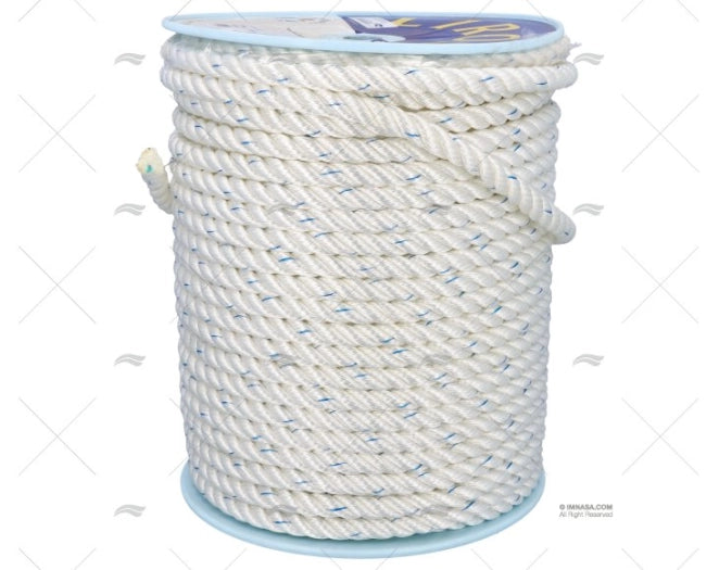 Seil POLYESTER 30mm Weiss / DRUM 100m LIROS