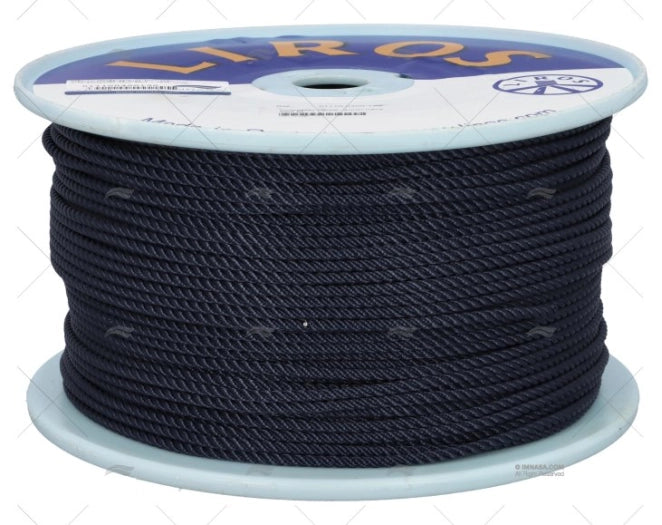 Seil POLYESTER 04mm NAVY / DRUM 250MT LIROS