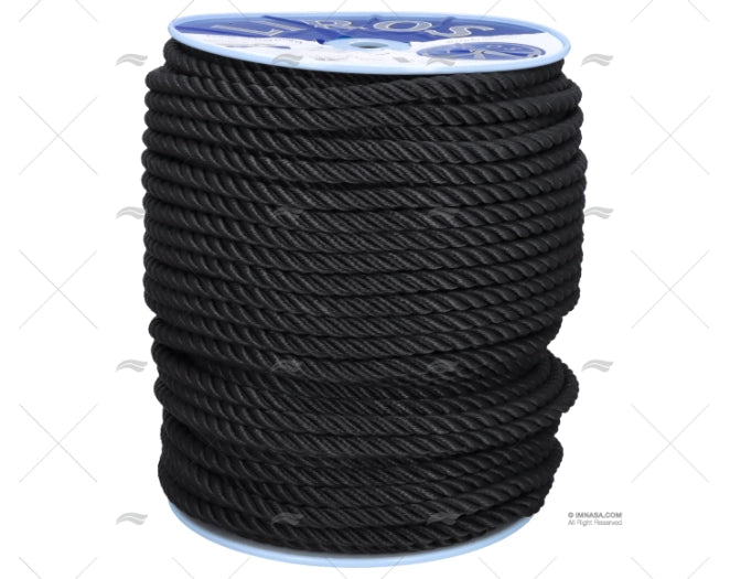 Seil POLYESTER 14mm NEGRO / DRUM 150MT LIROS