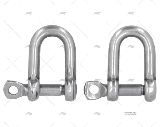 SHACKLE 'D' 4mm S.S.316