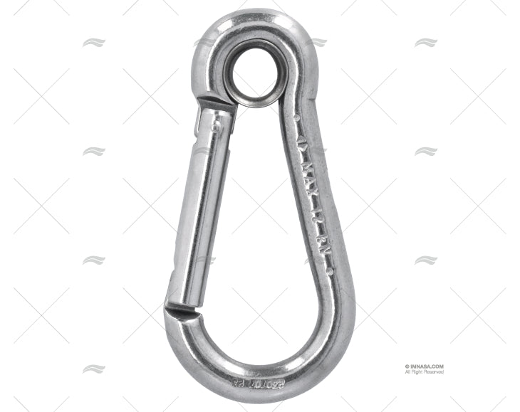 CARABINE HOOK SS 10X100mm W/ EYE KONG