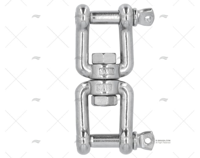 SWIVEL JAW & JAW S.S. 10mm