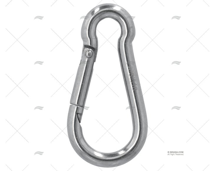 CARABINE HOOK SS316 6x60mm