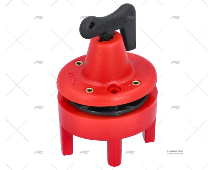 SINGLE SWITCH WITH MOUNTING RINGS & LEGS PERKO