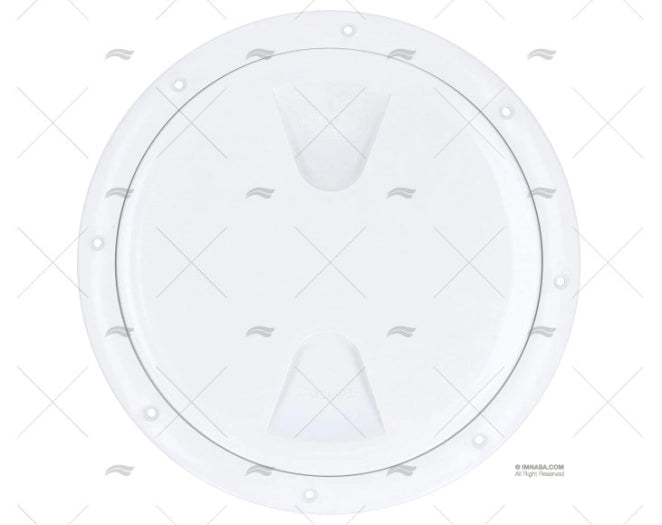 DECK PLATE SCREW-IN 260mm WHITE
