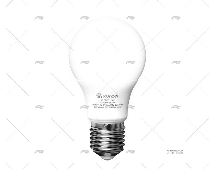 ROUND-LAMP Ersatz CLAIR LED NATURE E27 5 XUNZEL