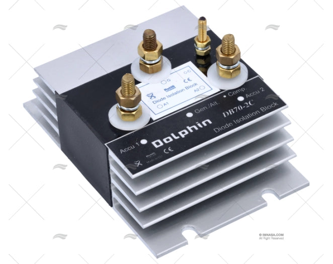 BATTERY INSULATOR 70A 2 EXITS DOLPHIN