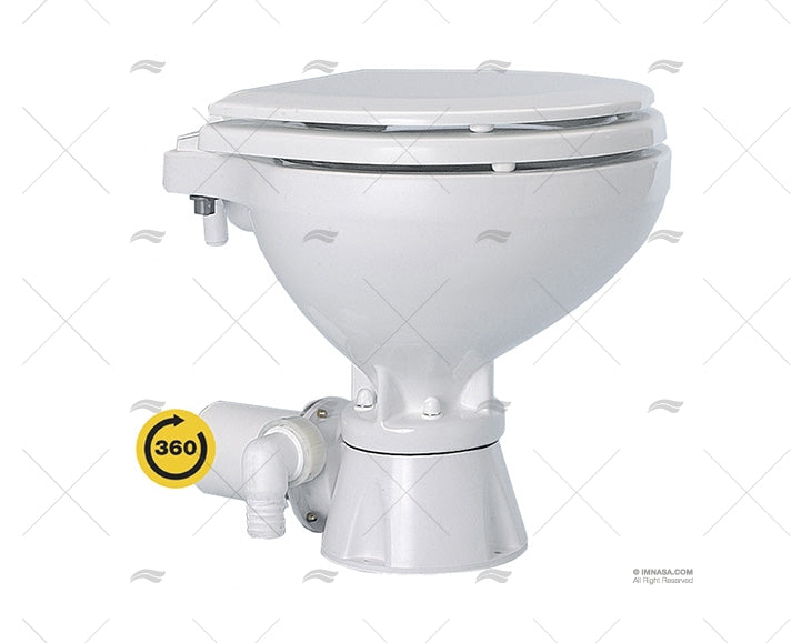 ELECTRIC TOILET 12V COMPACT SILENT OCEAN TECHNOLOGIES