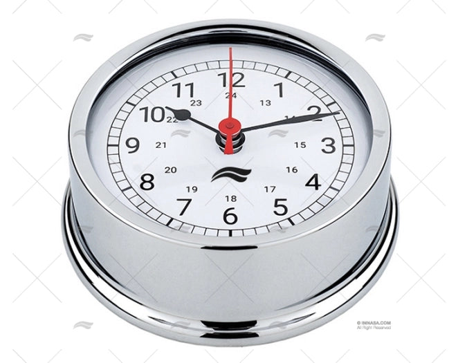 QUARTZ WATCH IMN. CHROME BRASS DIAL 95mm