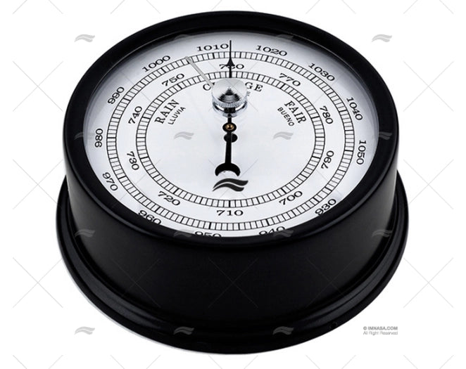 BAROMETER BLACK ALUMINUM DIAL 95mm IMN