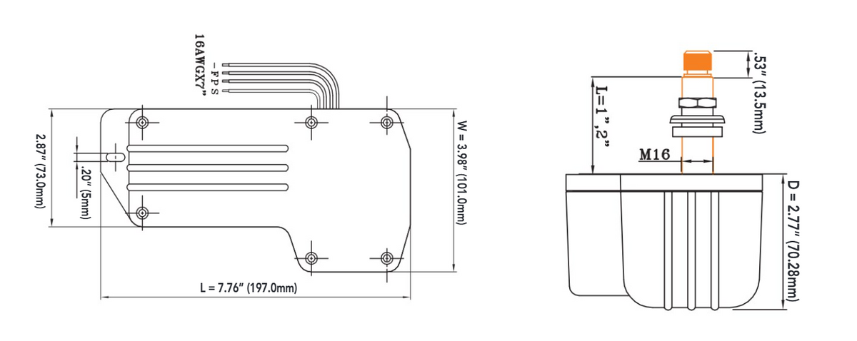 Marinco 10 1.5 110 2”12V Retail