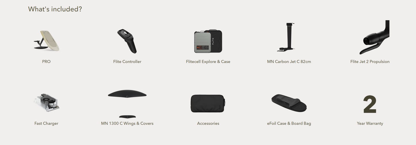 Fliteboard PRO – Carbon Ash Edition