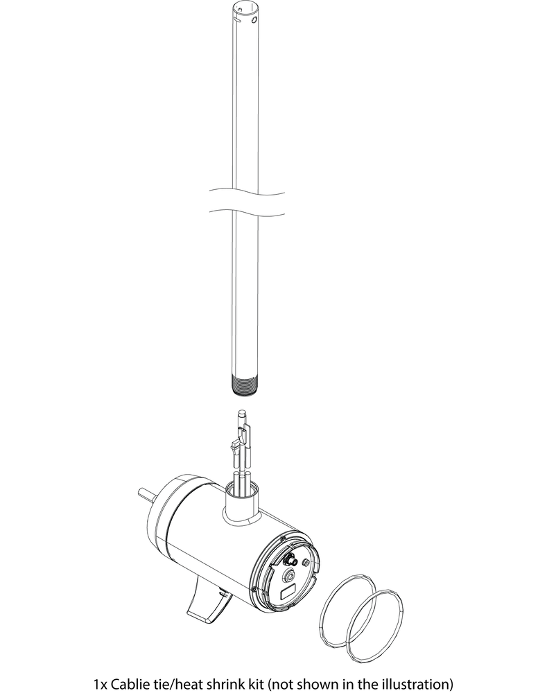 LOWER UNIT KIT, 47"