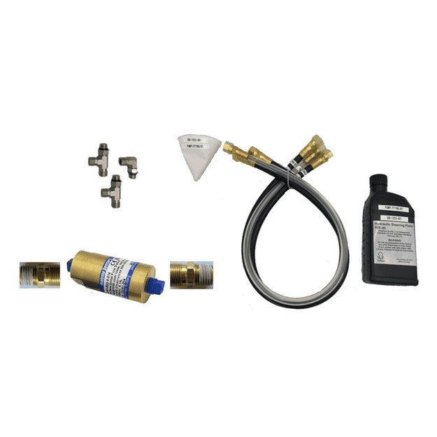 Autopilot pump fitting kit for ORB steering system with steady steer