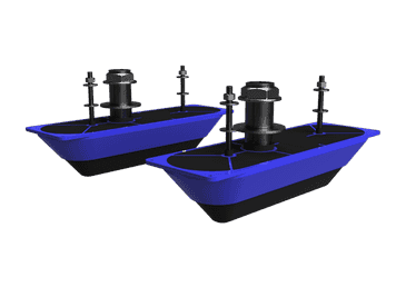 StructureScan® 3D Dual Stainless Steel Thru-Hull Transducers