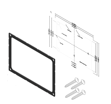 Dash Mount Kit for GO7 XSR, Vulcan 7R, I3007 &amp; P3007