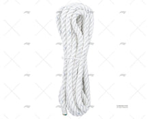 ROPE POLYESTER 16mm WHITE W/EYE-SPLICE LIROS
