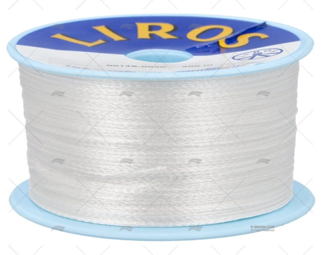 ROPE DYNEEMA BRAIDED 0,30mm WHITE 500m LIROS