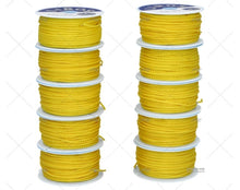 POLYESTER REEL BOX 3mm 10x30m YELLOW LIROS