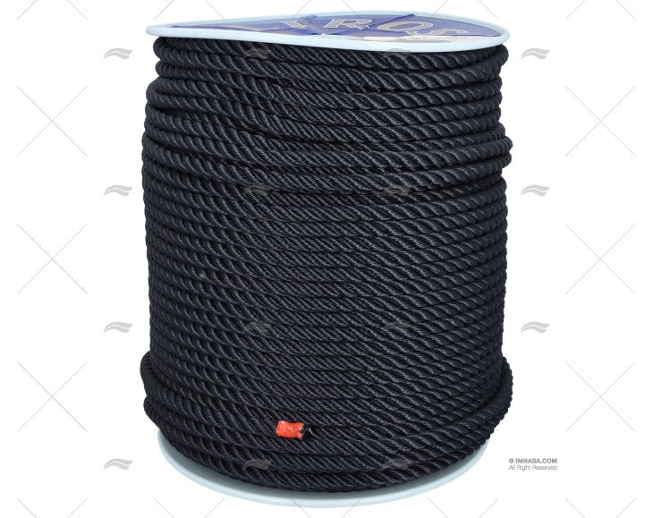 ROPE POLYESTER 12mm NAVY / DRUM 200MT LIROS