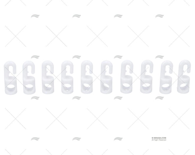 NYLON HOOKS FOR SHOCK-CORD SAIL-TIE  04M LIROS