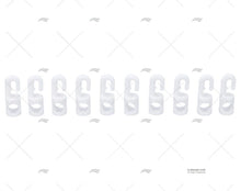 NYLON HOOKS FOR SHOCK-CORD SAIL-TIE  04M LIROS