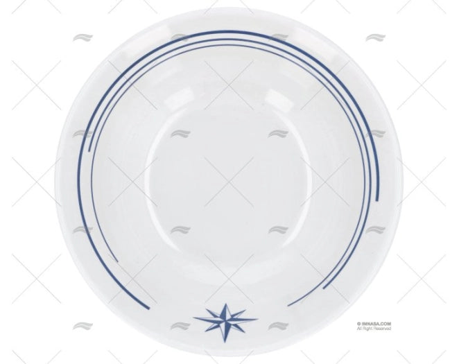 MELAMINE BOWL WIND ROSE 6pcs