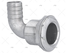 SHORT THRU HULL 90º SS316 3/4" MARINE TOWN