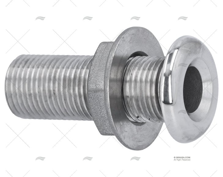 THRU HULL  SS 316 BSP 1/2" MARINE TOWN
