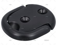 FOLDAWAY PAD EYE BLACK SS 316 MARINE TOWN