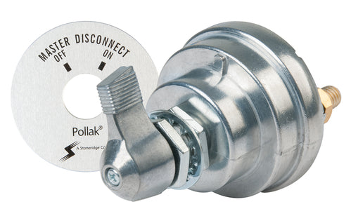 BEP Battery Switch Lever Operated On-Off 6-36V DC 175A 3/8" Brass Nut Terminal