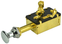 BEP Switch Push-Pull Off-On1-On1&2 6-36V DC 10A Screw Terminals
