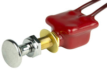 BEP Switch Push-Pull Off-On 6-36V DC 10A Wire Leads 16 AWG