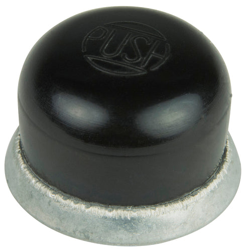 BEP Rubber Button Cap Screw On For Push Button Switches Black