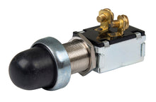 BEP Switch Push Button Off-(On) 6-36V DC 10A Screw Terminals Moisture Sealed