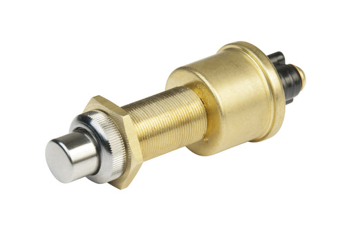 BEP Switch Push Button Off-(On) 6-36V DC 10A Screw Terminals Heavy-Duty