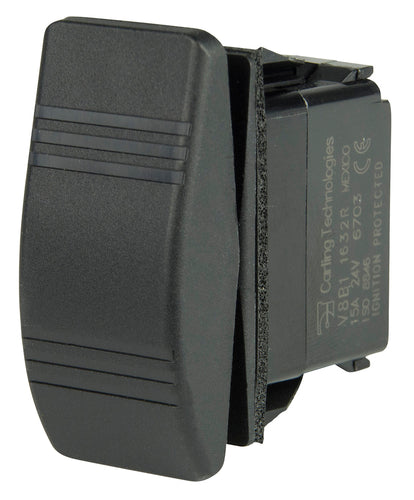 BEP Switch Contura (On)-Off-(On) Dimmer Single Pole 12/24V 1/4" Terminal Blades