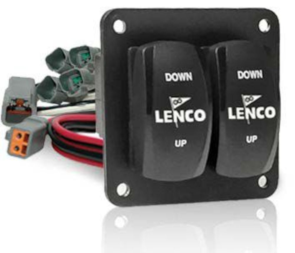Lenco Double Rocker Kit - Deutsch-Connected (With 72" Power Pigtail)