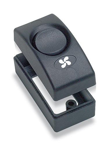 BEP Switch Contour 1100 Interior Series DC 12V 1xOn-Off or On-On 10A Black