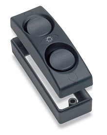 BEP Switch Contour 1100 Interior Series DC 12V 2xOn-Off or On-On 10A Black