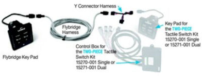 Lenco 50' New Style Led Flybridge Kit (Two-Piece) - For Switches 15270-001 & 15271-001
