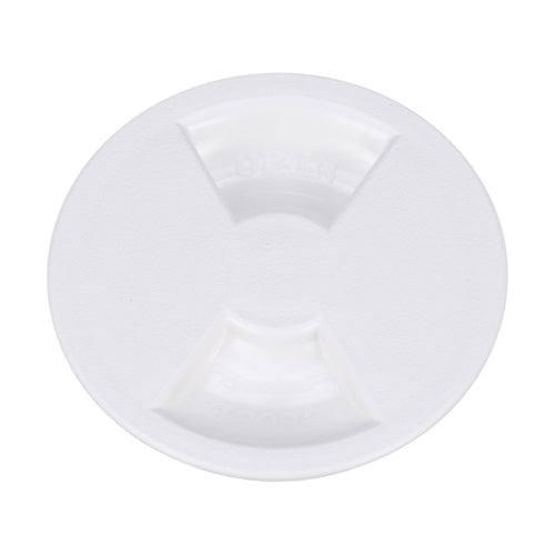 Attwood 4" Inspection/dk Plate-wh