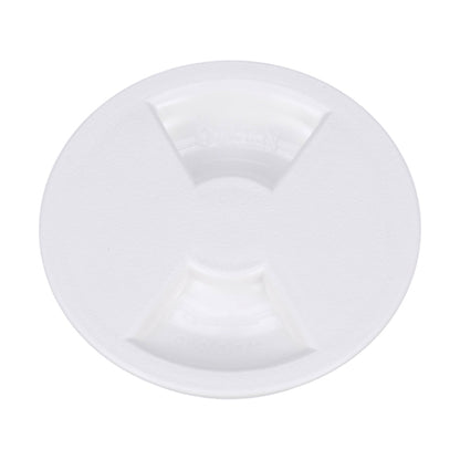 Attwood 4" Inspection/dk Plate-wh