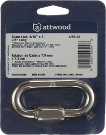 Attwood 5/16 X 2 7/8 SS Chain Lin