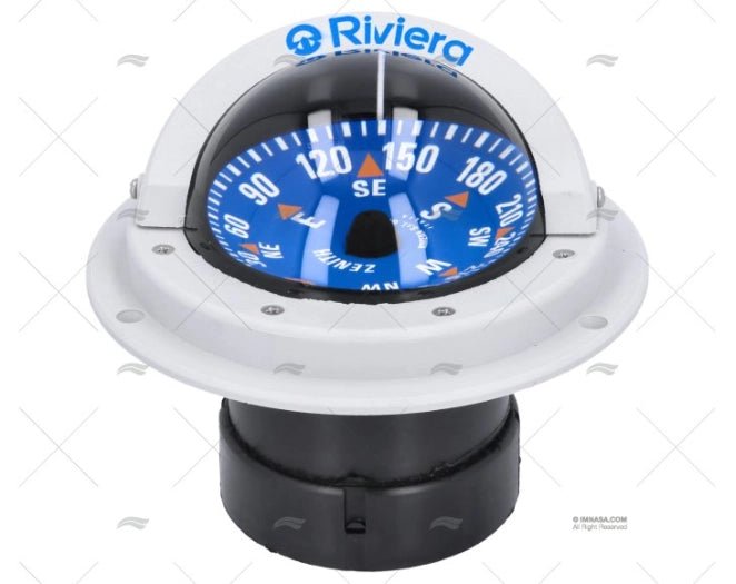 COMPASS GRAY ZENITH 12V 5? FLUSH MOUNT B RIVIERA
