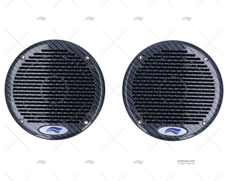 PAIR OF SPEAKERS CARBON  80W 165mm