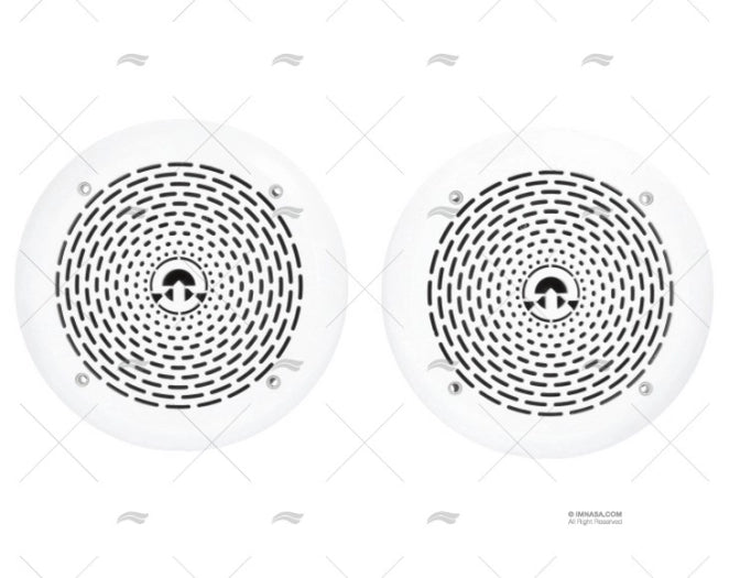 PAIR OF SPEAKERS WHITE FLAT 80W 165mm RIVIERA